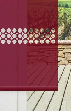 Foto: Dekorative Lasercut Flächenvorhänge